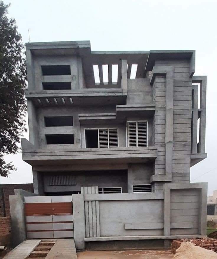 Project 8 Villa Front Completed Residence project in Lucknow
